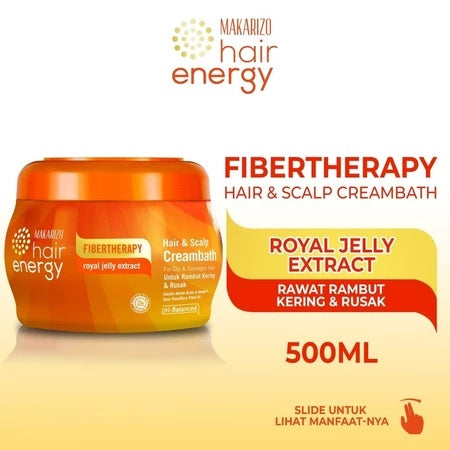 MAKARIZO Hair Energy Fibertherapy Hair & Scalp Creambath Complete All Varian (SG)