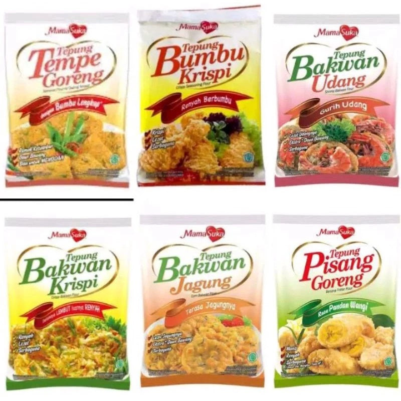 MAMASUKA Tepung Bumbu Krispi Bakwan | Pisang Goreng | Kentucky | Serbaguna (SG)