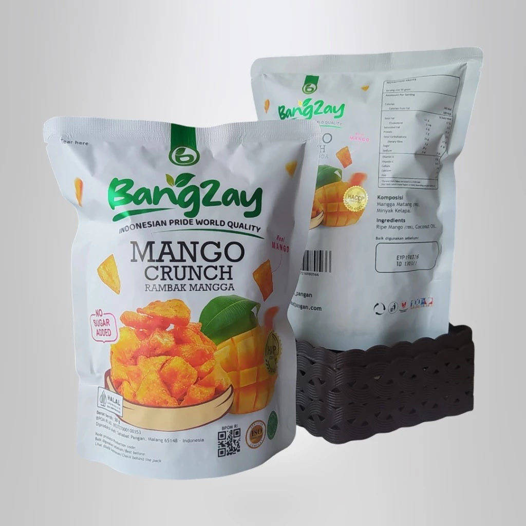 BANGZAY Fruit & Vegetable Crunch | KERIPIK BUAH DAN SAYUR BANGZAY | Authentic Original Indonesian Crispy Snack (SG)