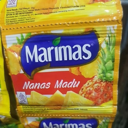 Minuman MARIMAS Drink Nanas Madu per pack renceng isi 10pcs sachet (SG)