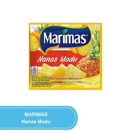 Minuman MARIMAS Drink Nanas Madu per pack renceng isi 10pcs sachet (SG)