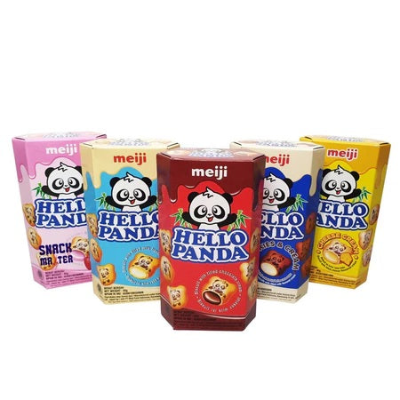 Meiji Hello Panda Cream Filled Biscuits Cookies (SG)