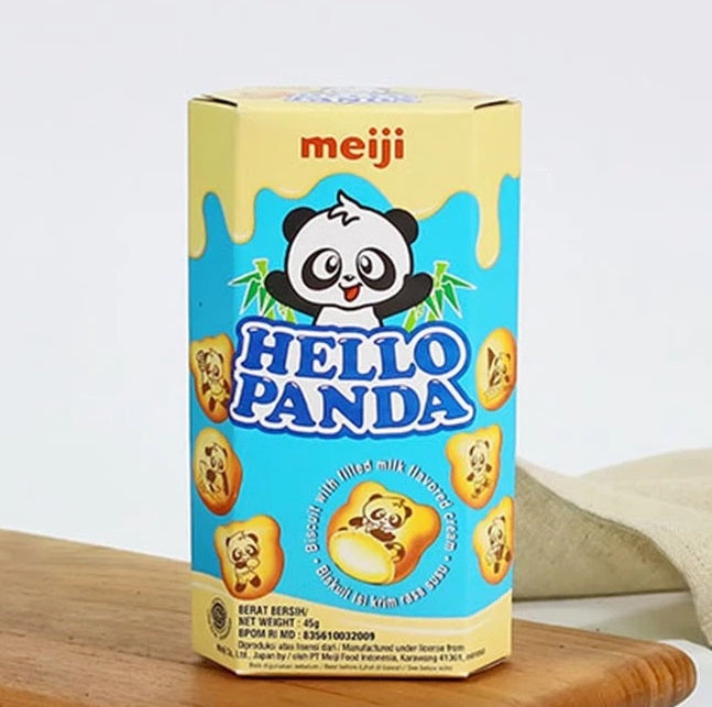 Meiji Hello Panda Cream Filled Biscuits Cookies (SG)