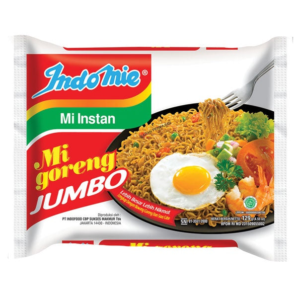 Bundle CTN Indomie GORENG JUMBO 24 pcs per CTN and Indomie PREMIUM KERITING 20 pcs per CTN (SG)