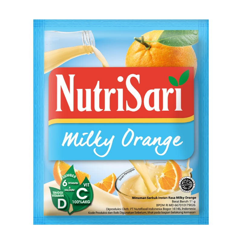 NutriSari Drink Sachet - Minuman Buah Vitamin C Vitamin D 10pcs AVAILABLE ALL VARIAN (SG)
