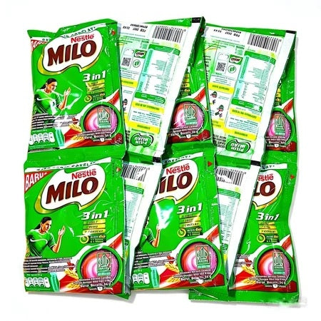 Nestle MILO 3in1 per pack renteng 10 pcs sachet (SG)