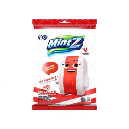 Permen Lunak MINTZ Soft Candy Rasa Cherry Mint pack isi 50