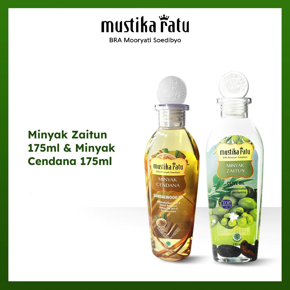 MUSTIKA RATU Minyak Zaitun 175ml & Minyak Cendana 175ml (SG)