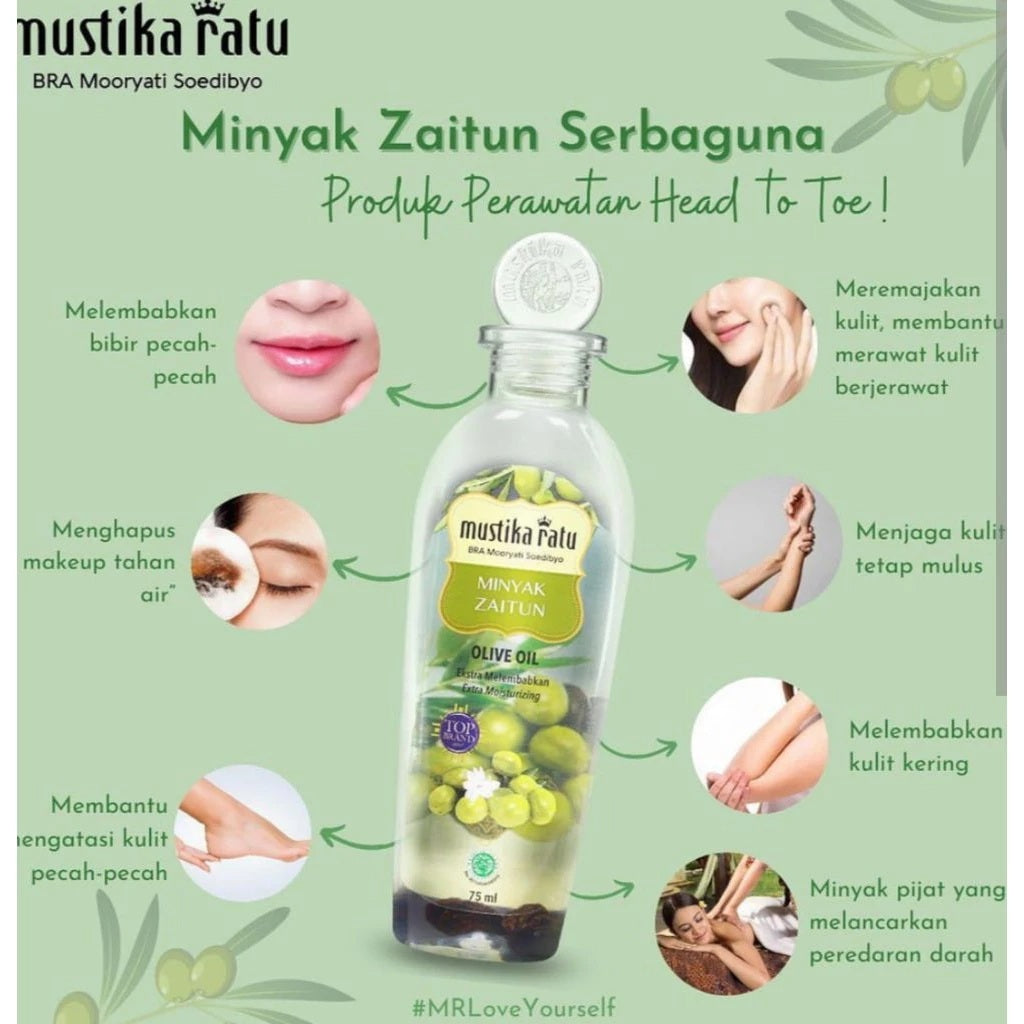 MUSTIKA RATU Minyak Zaitun 175ml & Minyak Cendana 175ml (SG)