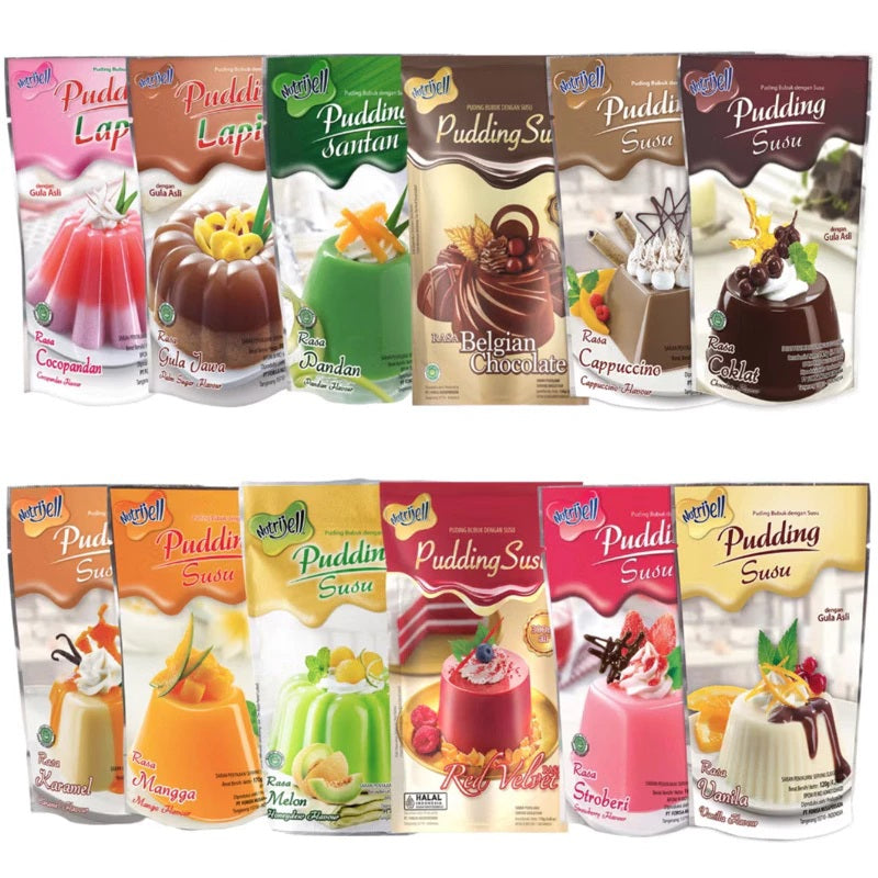 NUTRIJELL Pudding Susu dan Puding Santan All Best Variant Nutrijel (SG)