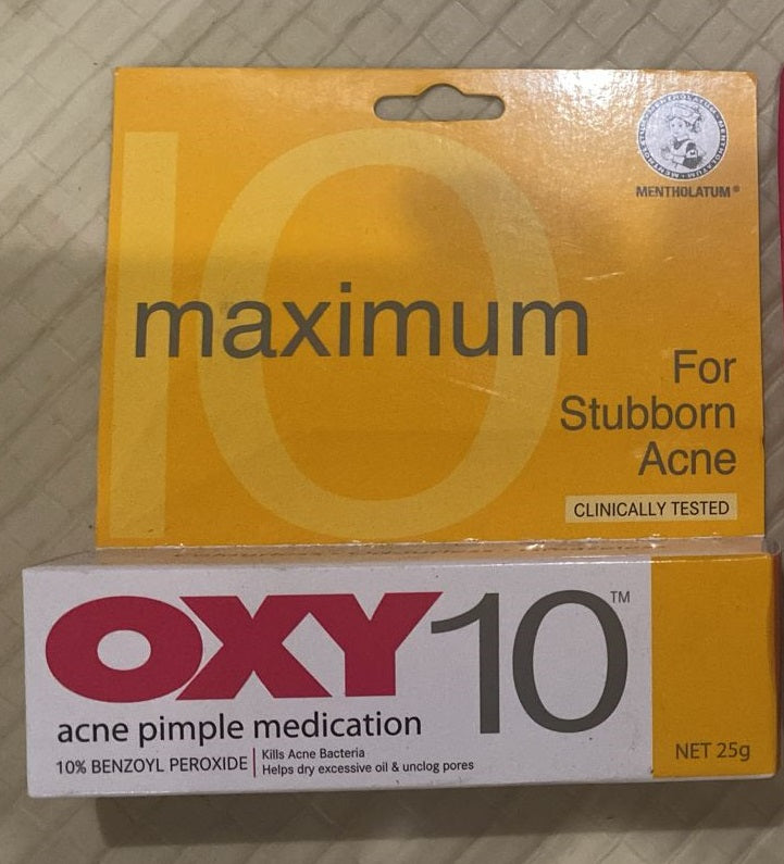 Acne Pimple Medication OXY 5 For Mid Pimple or OXY 10 For Stubborn Acne 10GR (SG)