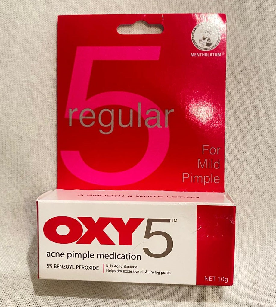 Acne Pimple Medication OXY 5 For Mid Pimple or OXY 10 For Stubborn Acne 10GR (SG)
