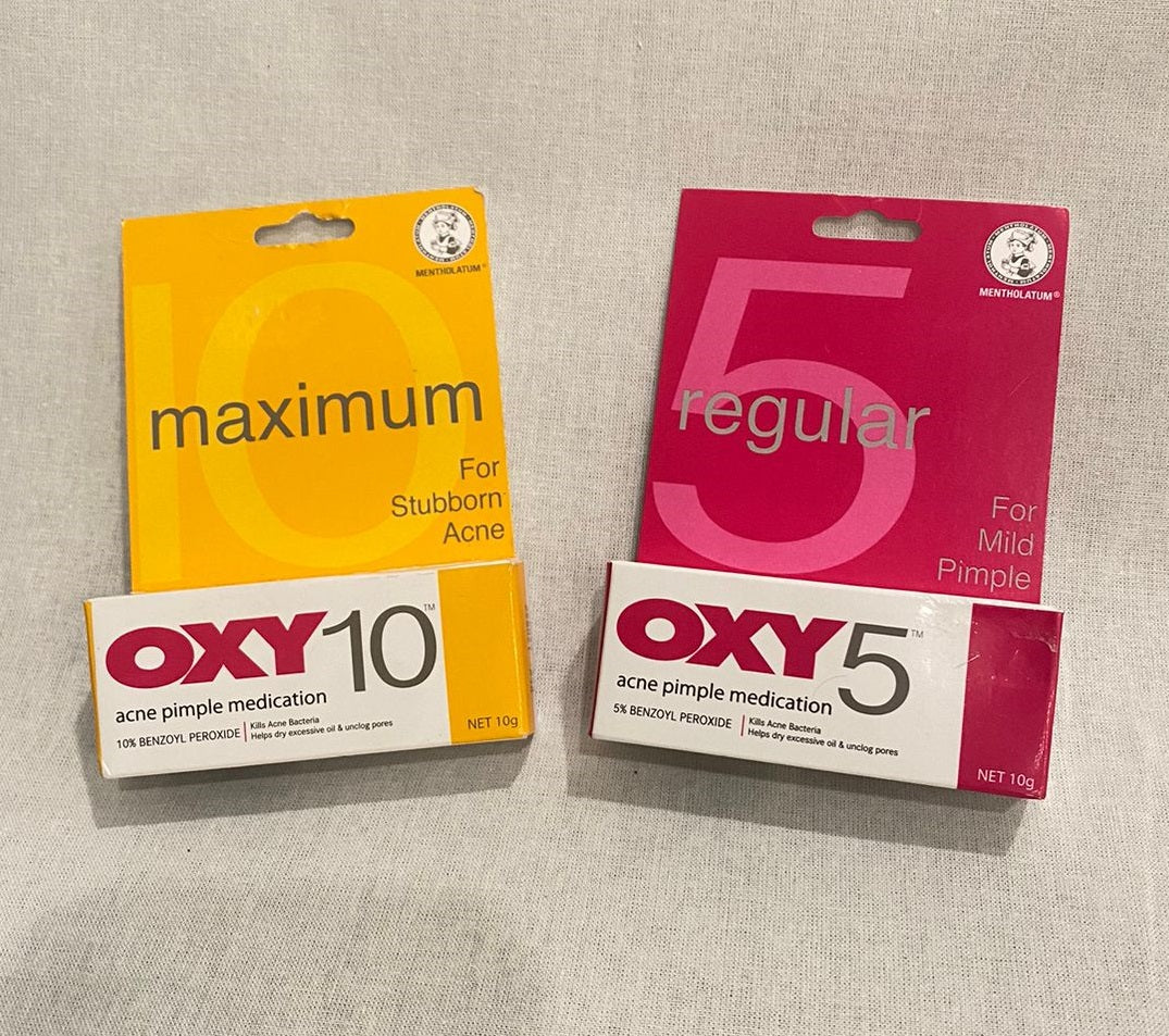Acne Pimple Medication OXY 5 For Mid Pimple or OXY 10 For Stubborn Acne 10GR (SG)