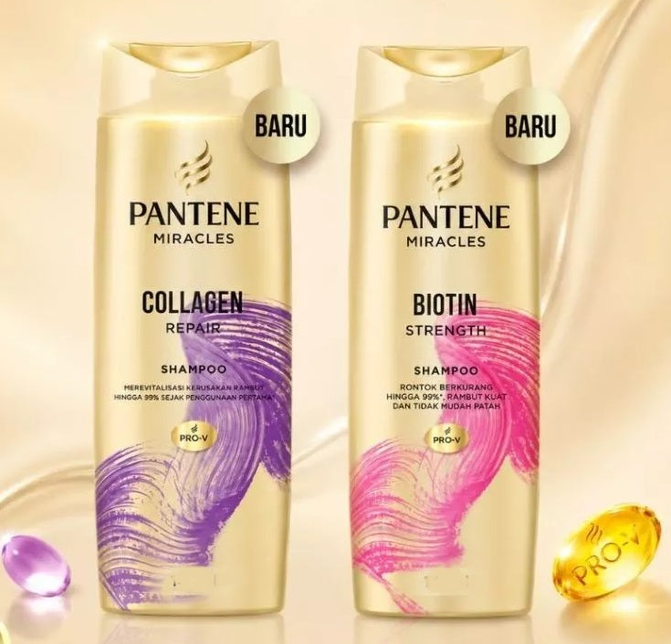 PANTENE Miracles Shampoo Pro-V Biotin Strength | Collagen Repair 270ml (SG)