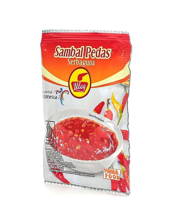 Sambal FINNA (Finna Chili) sachet 1 pcs | Jar Bottle 180gram | Pack 10 sachets AVAILABLE ALL VARIAN (SG)