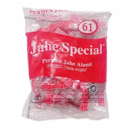 Permen Jahe Spesial / Permen Jahe Alami cap 61 netto 125gr (SG)