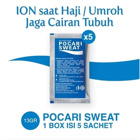 POCARI SWEAT Isotonic Drink Box Sachet 5X13GR OR Bottle 500ML (SG)
