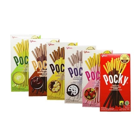 GLICO POCKY Stick Choco | Matcha | Double Choco 47GR (SG)
