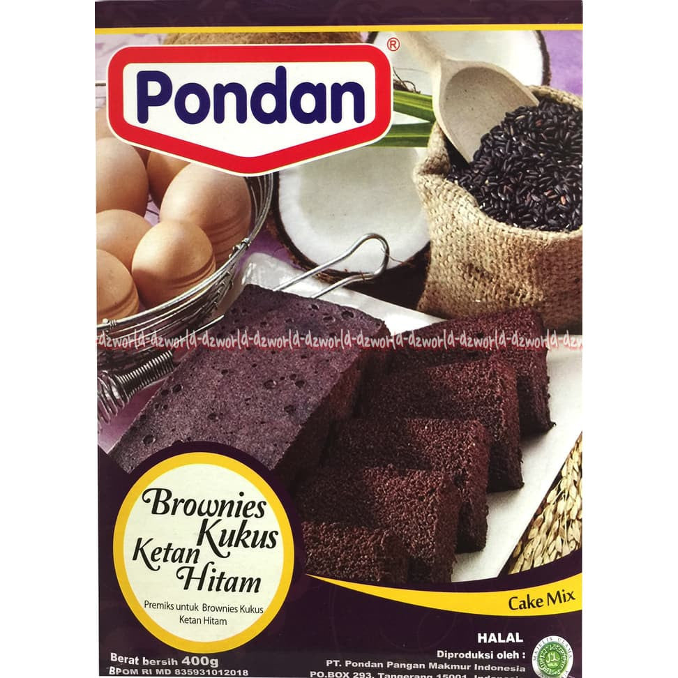 PONDAN Cake Premix Flour | Sponge Cake Brownies Black Forest Kukus Instan Premix (SG)