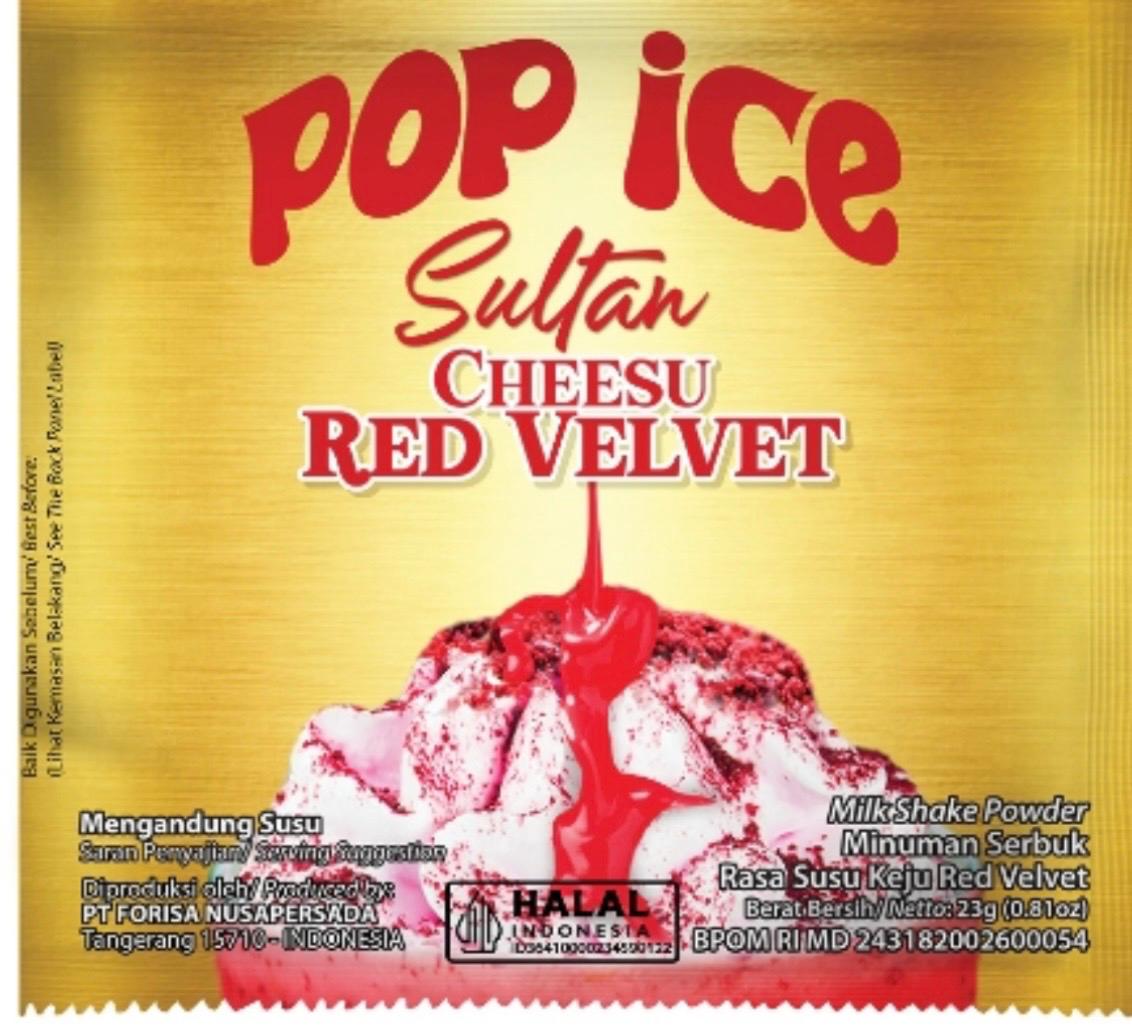 POP ICE Blended Milk Shake Powder 1 Renteng / 10pcs Best Varian Flavour (SG)