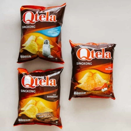 QTELA Singkong Original 55 Gr Cassava Chips (SG)
