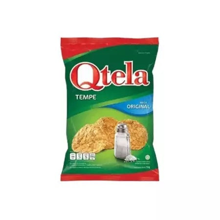 QTELA Tempeh Chips Keripik Tempe 55 gram Crispy Delicious (SG)