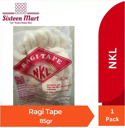 Ragi Tape NKL Wajik 85 gram 25 butir (SG)