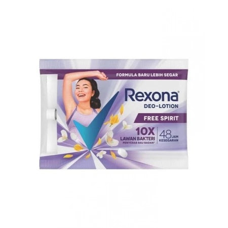 REXONA Sachet Deo Lotion Free Spirit – Lotion Deodorant Wanita (SG)