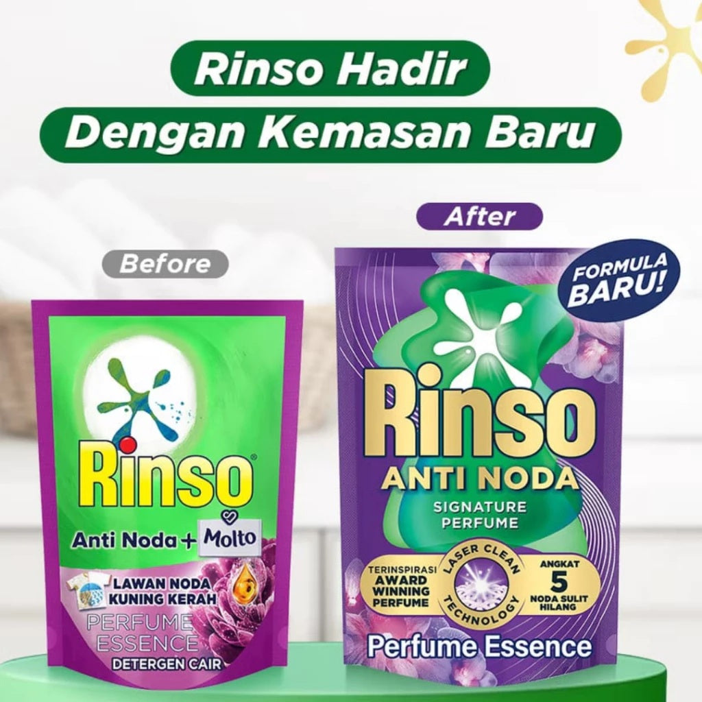RINSO Detergen Cair Anti Noda Liquid Detergent Signature Perfume 700 ml (SG)