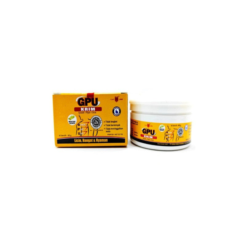 Cap Lang - GPU KRIM SEREH | PALA | JAHE 1x 60GR | 150GR | 250GR - Relieve Scuache, Joint Pain, Back Pain (SG)
