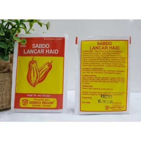 Jamu Lancar Haid SABDO For Delayed Menstruation 10 PCS X 5GR (SG)
