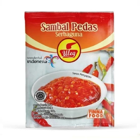Sambal FINNA (Finna Chili) sachet 1 pcs | Jar Bottle 180gram | Pack 10 sachets AVAILABLE ALL VARIAN (SG)