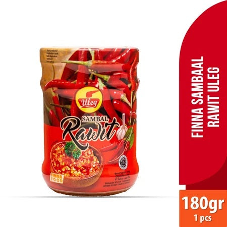 Sambal FINNA (Finna Chili) sachet 1 pcs | Jar Bottle 180gram | Pack 10 sachets AVAILABLE ALL VARIAN (SG)
