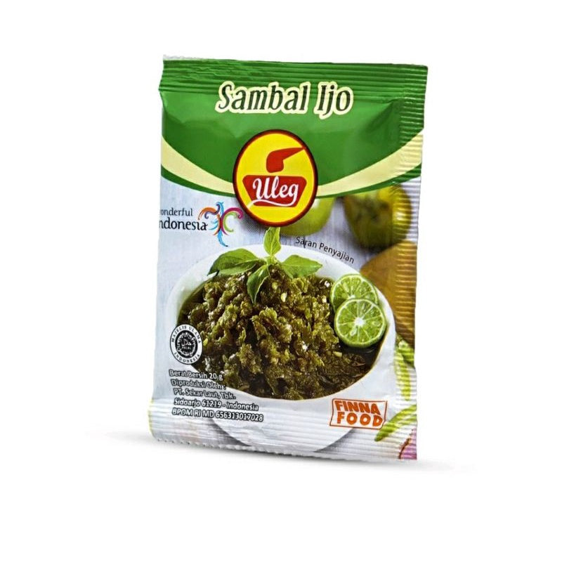 Sambal FINNA (Finna Chili) sachet 1 pcs | Jar Bottle 180gram | Pack 10 sachets AVAILABLE ALL VARIAN (SG)