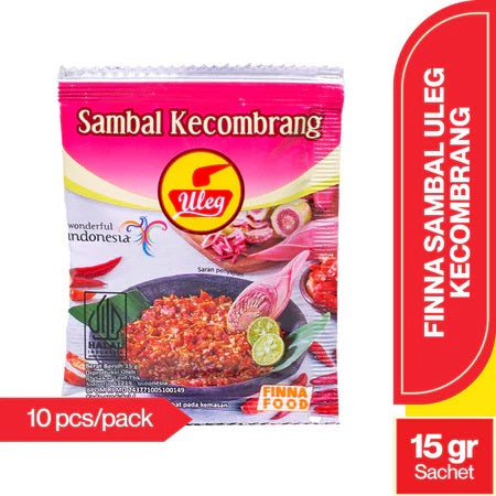 Sambal FINNA (Finna Chili) sachet 1 pcs | Jar Bottle 180gram | Pack 10 sachets AVAILABLE ALL VARIAN (SG)