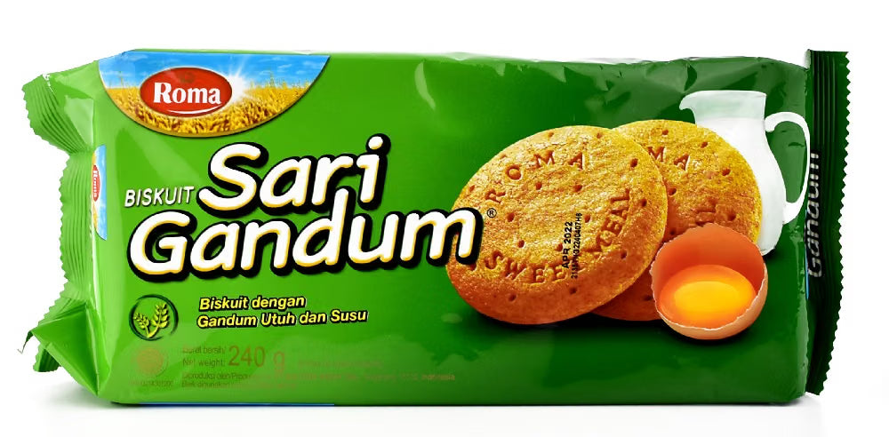 ROMA Sari Gandum Sandwich Biskuit HALAL (SG)