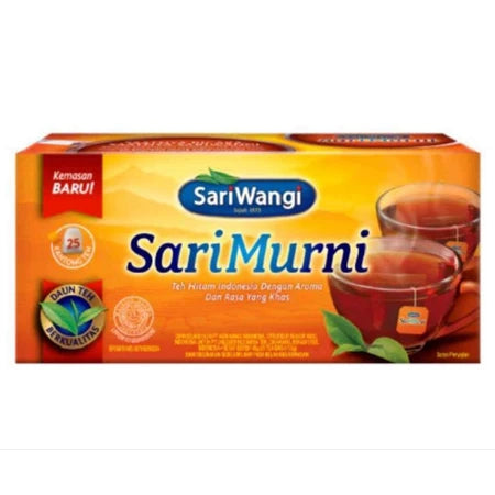 SARI WANGI Teh Celup Asli Original | Melati | Mawar | Jahe & Kunyit | Kurma & Madu | Sari Murni per box 25 teabags (SG)