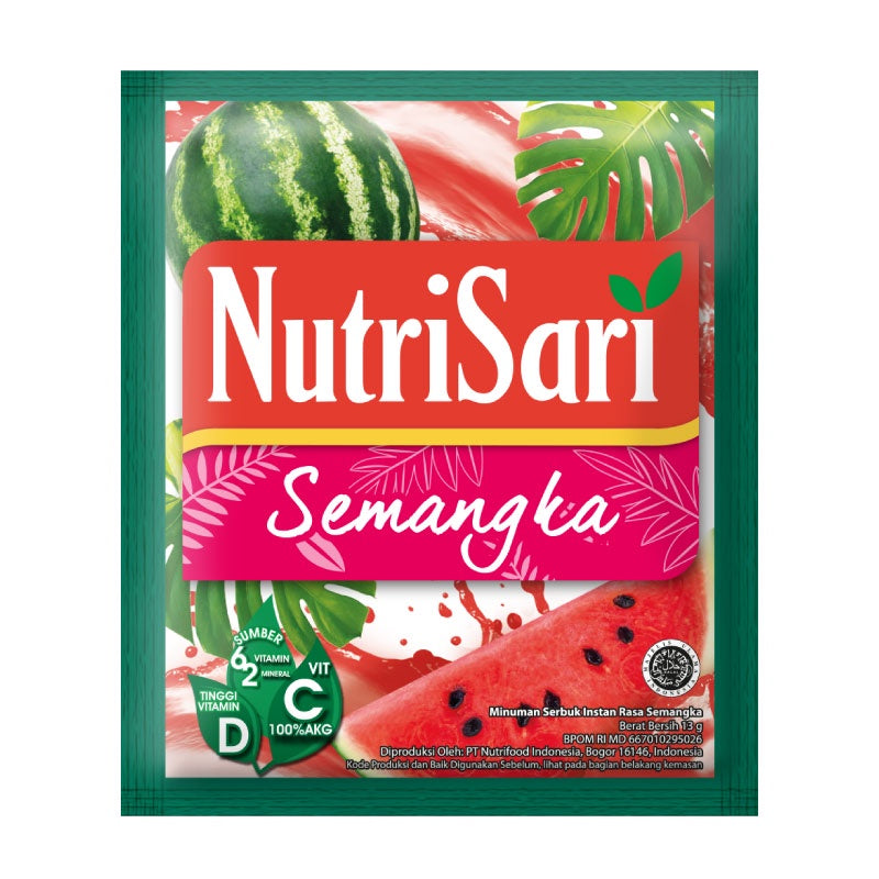 NutriSari Drink Sachet - Minuman Buah Vitamin C Vitamin D 10pcs AVAILABLE ALL VARIAN (SG)