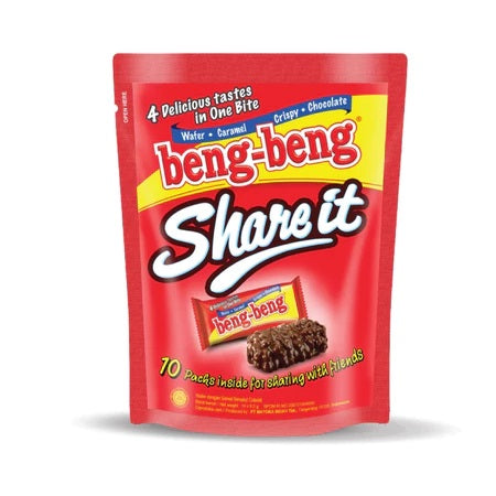 Beng Beng Wafer Extra Chocolate & Caramel 1 box | Beng Beng Maxx | bengbeng max | Share It | Kalpa (SG)