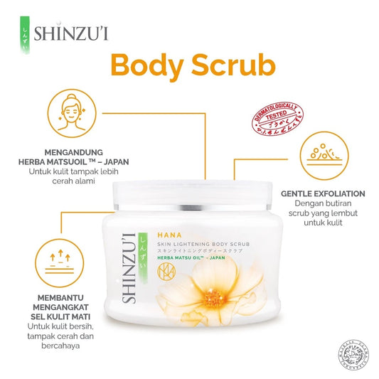 SHINZUI SKIN LIGHTENING BODY SCRUB SERIES | SHINZUI LULUR (SG)
