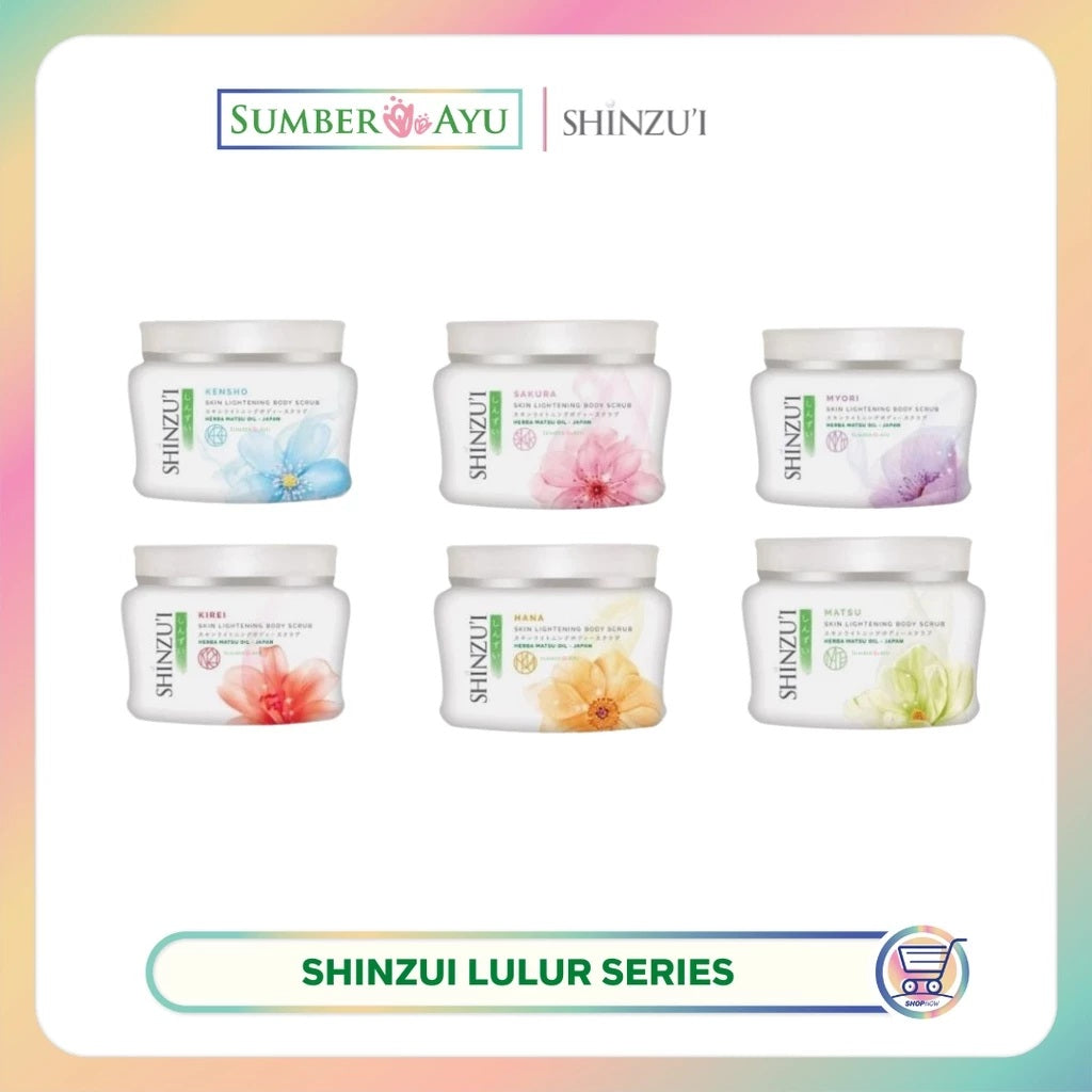 SHINZUI SKIN LIGHTENING BODY SCRUB SERIES | SHINZUI LULUR (SG)