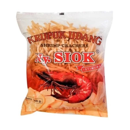 Kerupuk Krupuk Keropok Udang Bawang Aloha | Finna | Siok Premium Crackers Quality (SG)