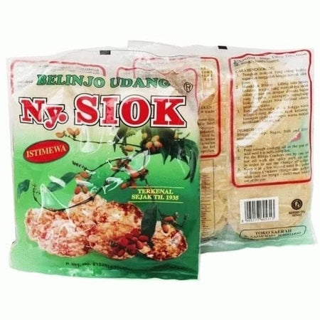 Kerupuk Ny Siok STICK/OVAL Shrimp Cracker 500 Grams Krupuk Keropok Udang (SG)