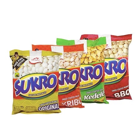 Dua Kelinci SUKRO Snack Kacang Bersalut 95 gr (SG)