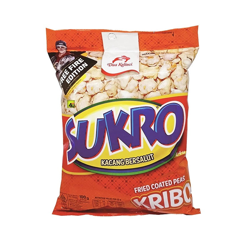 Dua Kelinci SUKRO Snack Kacang Bersalut 95 gr (SG)