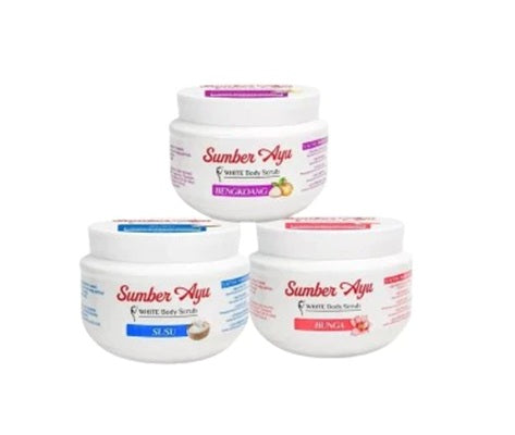 SUMBER AYU White Body Scrub 250 ML Lulur Mandi (SG)