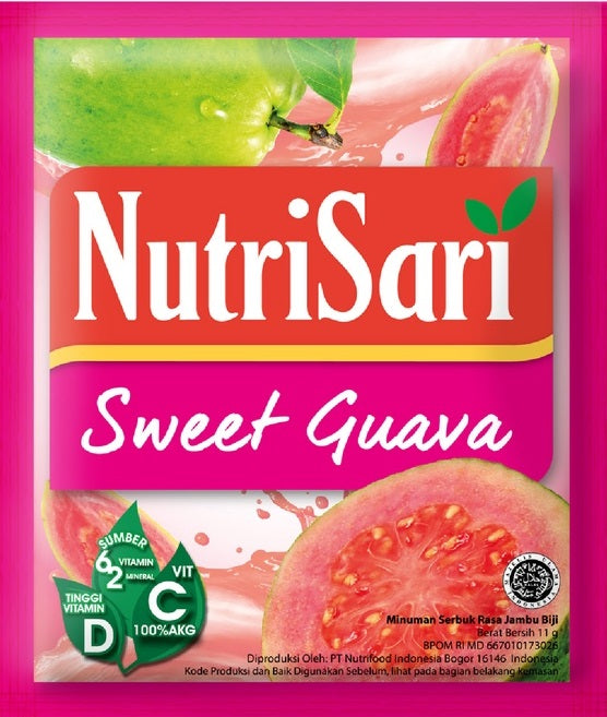 NutriSari Drink Sachet - Minuman Buah Vitamin C Vitamin D 10pcs AVAILABLE ALL VARIAN (SG)