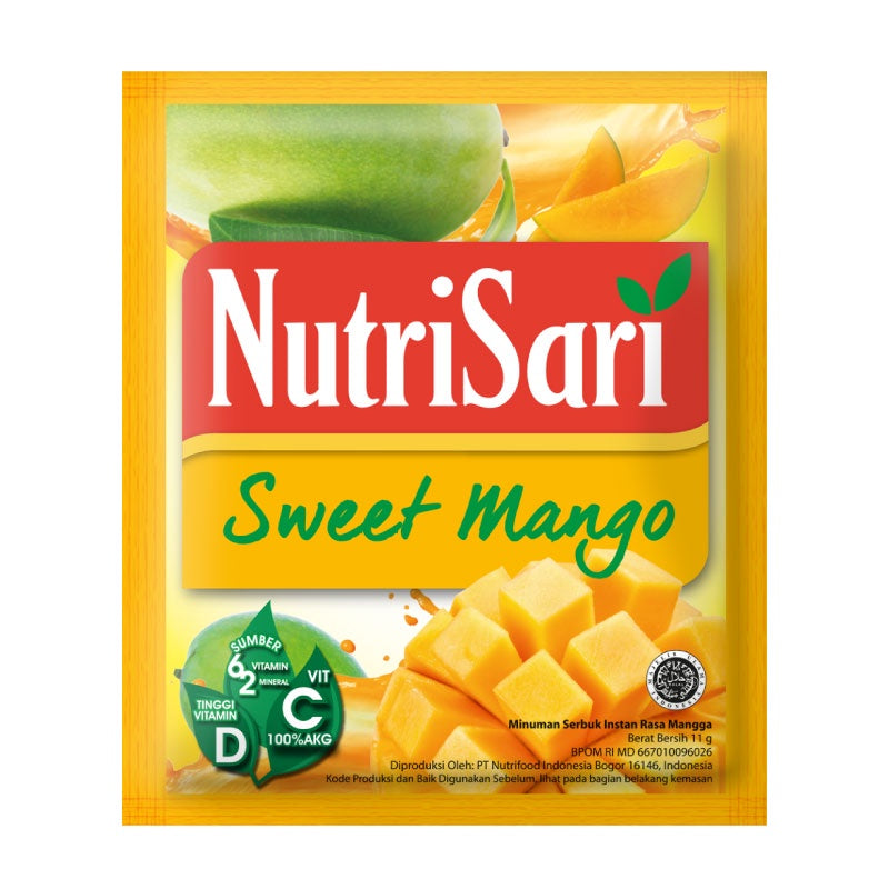 NutriSari Drink Sachet - Minuman Buah Vitamin C Vitamin D 10pcs AVAILABLE ALL VARIAN (SG)