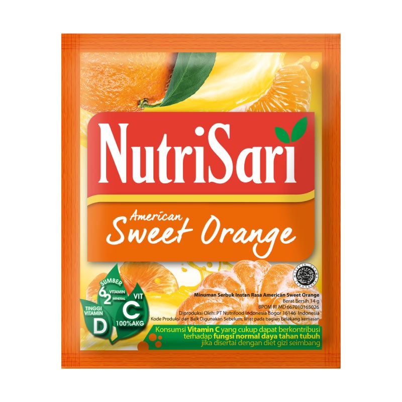 NutriSari Drink Sachet - Minuman Buah Vitamin C Vitamin D 10pcs AVAILABLE ALL VARIAN (SG)