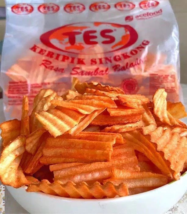 ACEFOOD TES Stik Sambal Balado / Keripik SIngkong Rasa Balado (SG)